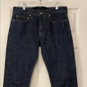 J. Crew Dark Indigo Straight Jeans